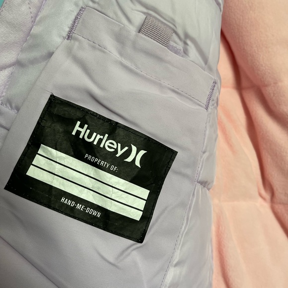 Hurley Girls Fleece Lined Snowboard Winter Jacket Size 14/16 - Picture 5 of 8